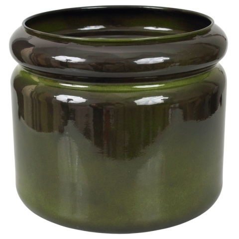 DONICA Z METALU METALOWA RANDOLF ZIELONA H:20x25cm