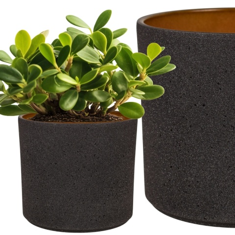 OSŁONKA CERAMICZNA 18x21,6cm ANTRACYT PILLAR LAVA