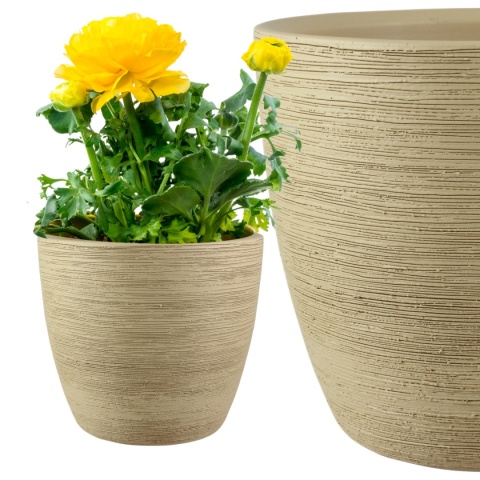 OSŁONKA CERAMICZNA BEŻOWA 33xH:29 cm