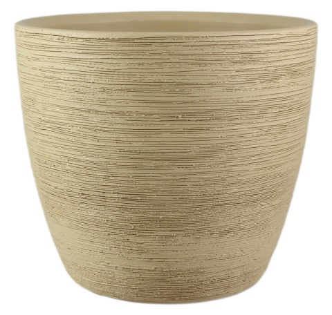 OSŁONKA CERAMICZNA BEŻOWA 30xH:25 cm