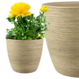 OSŁONKA CERAMICZNA BEŻOWA 30xH:25 cm