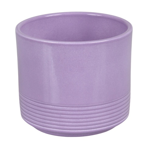 OSŁONKA CERAMICZNA KOMPLET 4SZT NIEBIESKA LAZUR CYLINDER RILLE 992