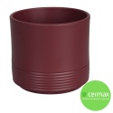 OSŁONKA CERAMICZNA KOMPLET 5SZT 12,8x15 BRĄZOWA MAT CYLINDER RILLE