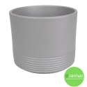 OSŁONKA CERAMICZNA KOMPLET 6SZT 11x12,5 SZARA MAT CYLINDER RILLE