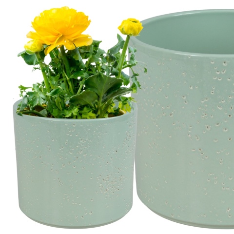 OSŁONKA CERAMICZNA 18x21,6cm MIĘTOWA PILLAR LAVA