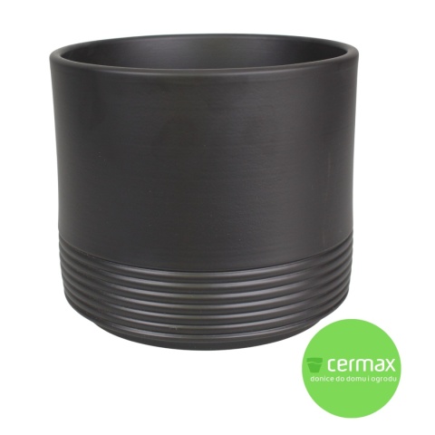 OSŁONKA CERAMICZNA KOMPLET 4SZT ANTRACYT MAT CYLINDER RILLE 992