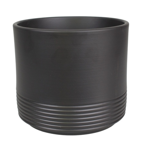 OSŁONKA CERAMICZNA KOMPLET 4SZT ANTRACYT MAT CYLINDER RILLE 992