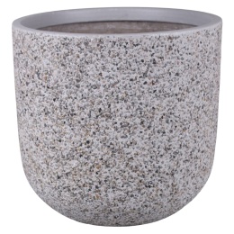 DONICA 30x32CM MROZOODPORNA OGRODOWA WYSOKA KAMIENNA SZARA
