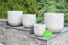 DONICA OGRODOWA DONICZKA MROZOODPORNA BIAŁA