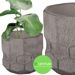 DONICA OGRODOWA DONICZKA MROZOODPORNA BRĄZOWA KOMPLET 5SZT