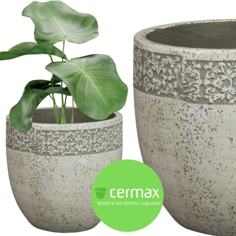 DONICA BETONOWA MROZOODPORNA BIAŁA LEKKI CEMENT KOMPLET 3SZT