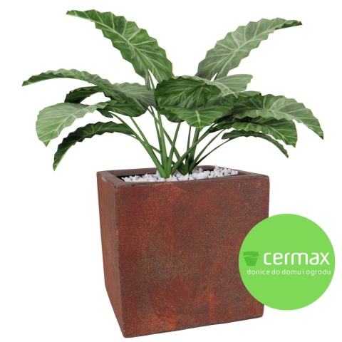 DONICA 50x50CM OGRODOWA MROZOODPORNA KWADRATOWA CORTEN