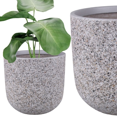 DONICA MROZOODPORNA WYSOKA KAMIENNA SZARA KOMPLET 5SZT.