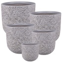 DONICA MROZOODPORNA WYSOKA KAMIENNA SZARA KOMPLET 5SZT.