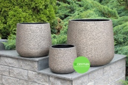 DONICA OGRODOWA DONICZKA MROZOODPORNA BRĄZOWA