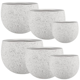 DONICA ROCKY MROZOODPORNA NISKA KAMIENNY BIAŁY KOMPLET 6SZT.