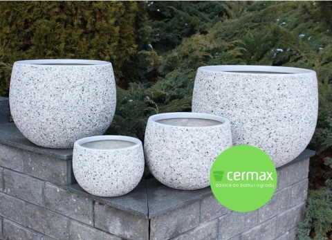 DONICA ROCKY MROZOODPORNA NISKA KAMIENNY SZARY H:42x57cm