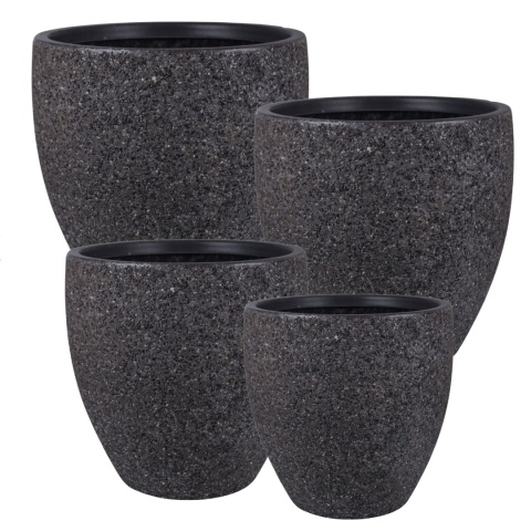 DONICA ROCKY MROZOODPORNA WYSOKA KAMIENNA GRAFIT KOMPLET 4SZT.