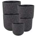 DONICA MROZOODPORNA WYSOKA KAMIENNA GRAFIT KOMPLET 5SZT.