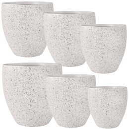 DONICA ROCKY MROZOODPORNA WYSOKA KAMIENNY BIAŁY KOMPLET 6SZT.