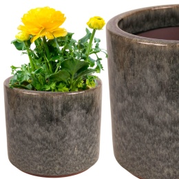 DONICA CERAMICZNA MROZOODPORNA SZKLIWIONA 21,5x24,5cm