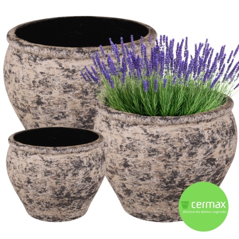 DONICA DONICZKA DUŻA MROZOODPORNA OGRODOWA OKRĄGŁA ATLANTIC 47 x 37 CM