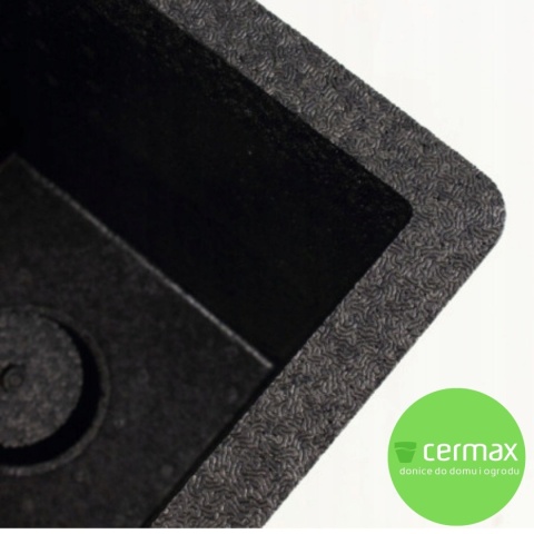 DONICA IQ CONICAL SQUARE CZARNA KOMPLET 3 SZTUKI ZE STYROPIANU EPP LEKKA MROZOODPORNA