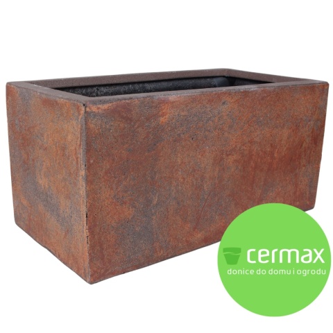 DONICA MROZOODPORNA PROSTOKĄT CORTEN OGRODOWA 45x22x18cm