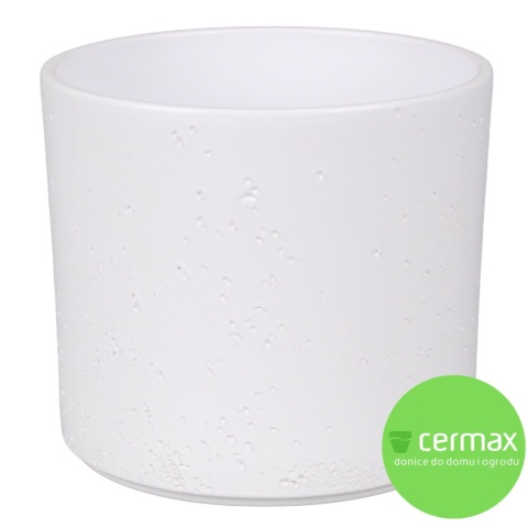 OSŁONKA CERAMICZNA 8,8x11,5cm BIAŁA PILLAR LAVA CERMAX Z CERAMIKI