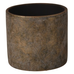 OSŁONKA CERAMICZNA OKRĄGŁA OSŁONKA Z CERAMIKI BRĄZOWA