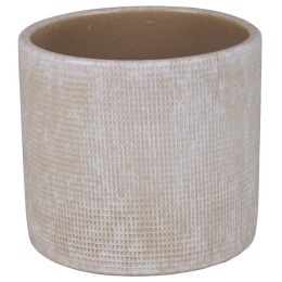 OSŁONKA CERAMICZNA 26x29 ,,FARO" BEŻOWA OKRĄGŁA