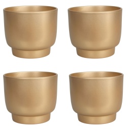 OSŁONKA CERAMICZNA 690 ZŁOTA H:15x17,5cm KOMPLET 4SZT