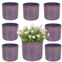 OSŁONKA CERAMICZNA 8,8x11,5cm FIOLETOWA PILLAR LAVA ZESTAW 8 SZTUK