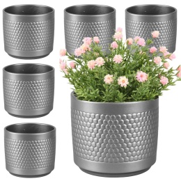 OSŁONKA CERAMICZNA SREBRNA 11x12,5 KOMPLET 6SZT