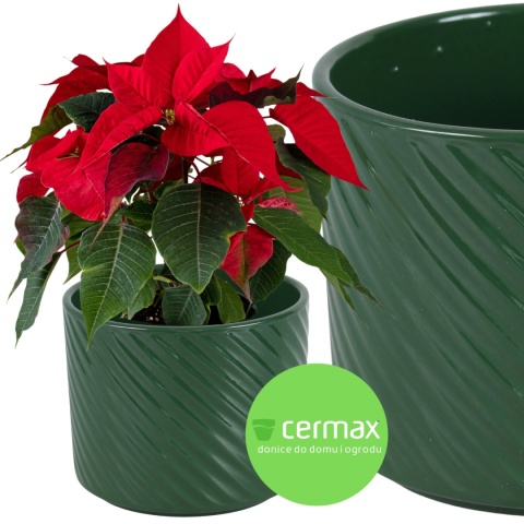 OSŁONKA DONICZKA CERAMICZNA ZŁOTA 14,5 x 12 CM KOMPLET 5 SZT.