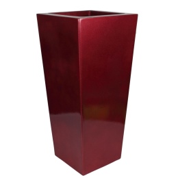 OSŁONKA DONICZKA Z WŁÓKNA SZKLANEGO BORDOWA 67x30x30