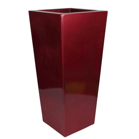 OSŁONKA DONICZKA Z WŁÓKNA SZKLANEGO BORDOWA 67x30x30