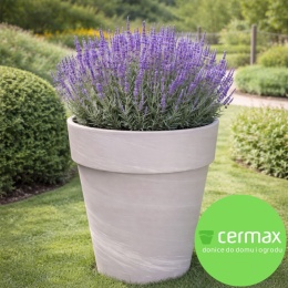 DONICA XL TERAKOTA GRANIT H26 Ø21cm MROZOODPORNA OGRODOWA ZEWNĘTRZNA