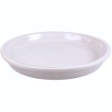 PODSTAWKA POD DONICĘ SZKLIWIONA CERAMICZNA BIAŁA Ø22cm (18cm)