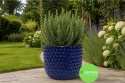 DONICA CERAMICZNA SZKLIWIONA MROZOODPORNA DONICZKA OGRODOWA KOMPLET 3SZT