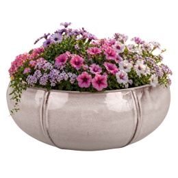 DONICA 22x54cm CERAMICZNA SZKLIWIONA MROZOODPORNA ELIPSA