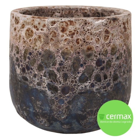 DONICA DONICZKA DUŻA CERAMICZNA OGRODOWA MROZOODPORNA 42 x 45 CM AQUA