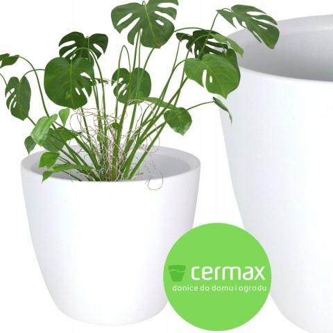 OSŁONKA CERAMICZNA 301 BIAŁA MAT H22,5 Ø26 cm