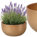 OSŁONKA CERAMICZNA ZŁOTA DEKORACJA 14x24cm