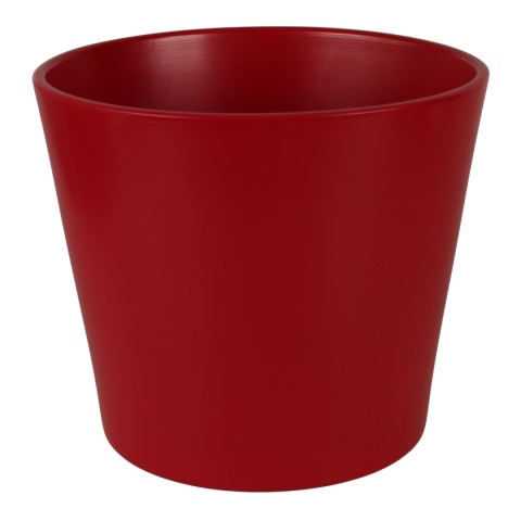 OSŁONKA CERAMICZNA WIŚNIA CZERWONA MATOWA H24,5 Ø28 cm
